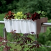 Picture of Box on the balcony railing Crown 600 - white