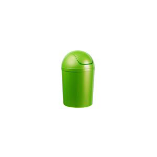 Picture of Waste basket swing top 5 l, green