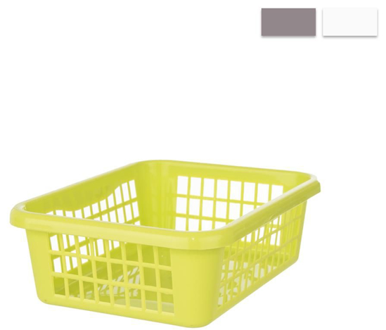 Picture of Plastic basket 15,5x12,5x6,6cm, green