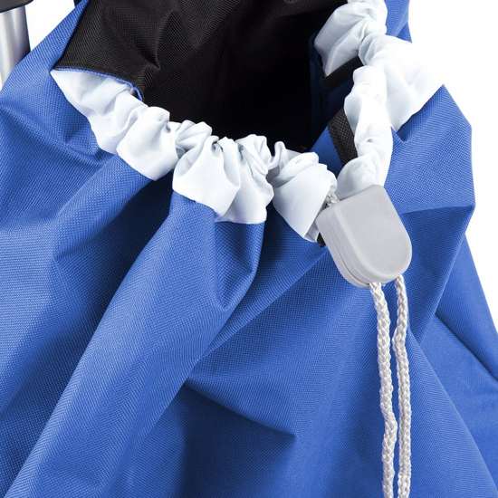Picture of Shopping bag on Madrid wheels blue
