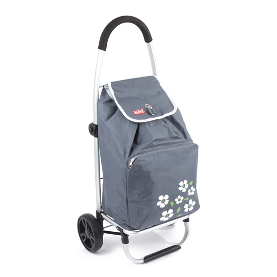 Picture of Shopping bag on Malaga gray wheels