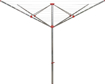 Picture of Garden dryer 4 arms - 50m + cover + screw