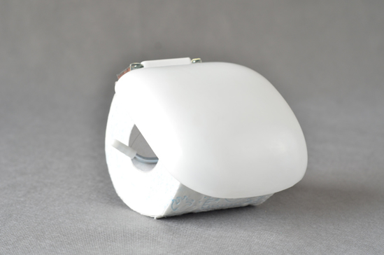 Picture of WC paper holder white with flap