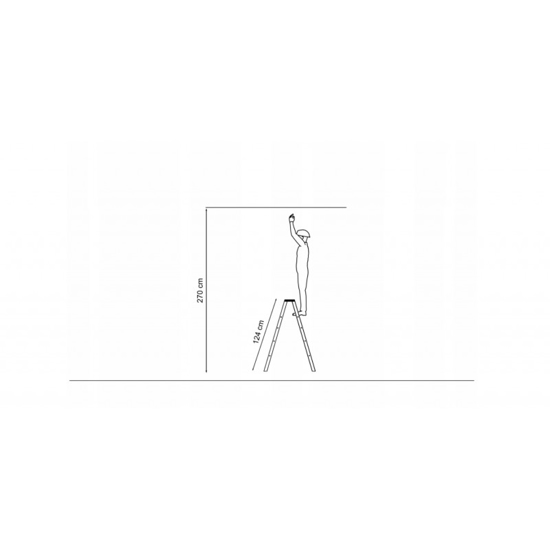 Picture of Štafle malířské dřevěné 2x4