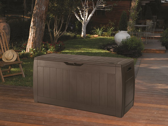 Picture of Zahradní úložný box Hollywood 270l hnědý