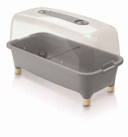 Picture of Sadbaver Respana Planter Wood Low set 78 cm gray