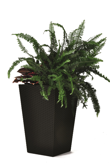 Obrázek z Květináč Rattan Planter M 55,4l hnědý 