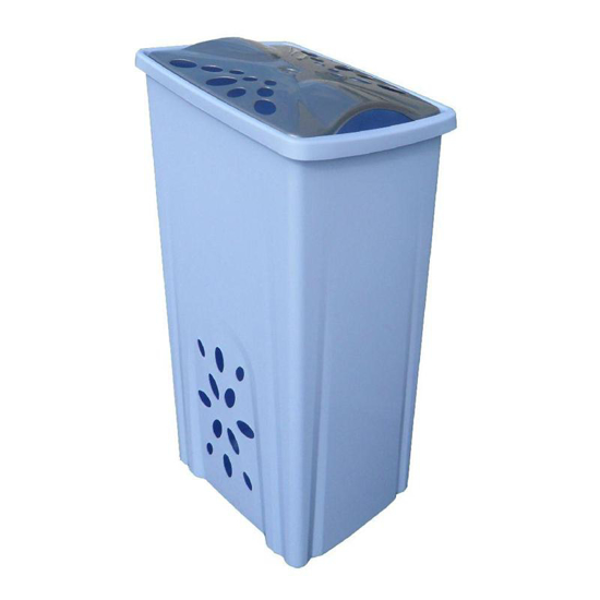 Picture of Koš na špinavé prádlo PERLA 45l, bílý