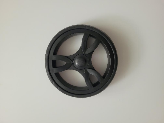 Picture of Náhradní kolečko k nákupní tašce průměr 17cm černé s kovovým ložiskem