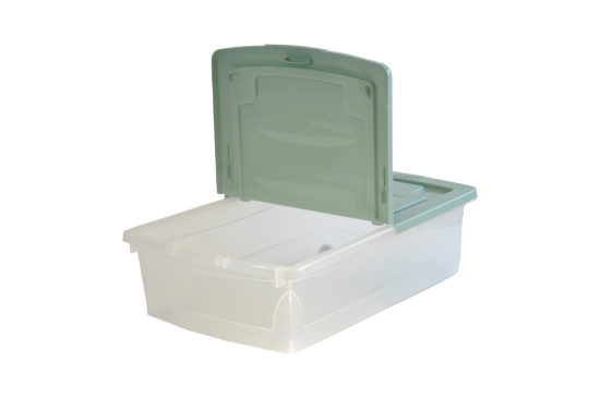 Picture of Multibox na kolečkách s děleným víkem 30l