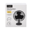 Obrázek z Stolní ventilátor černý 25W 
