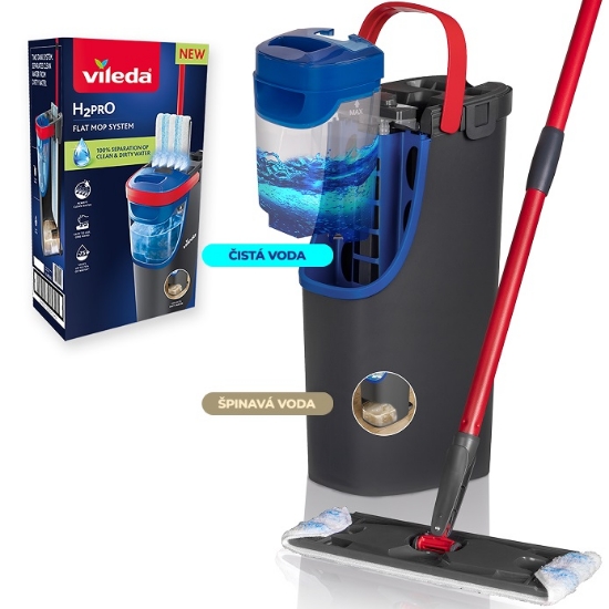 Obrázek z Vileda H2PrO vertikální plochý mop 