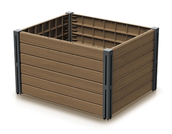 Obrázek z Vyvýšený záhon 2 ks BASE PLANT 75,6 cm - naturo ECO 
