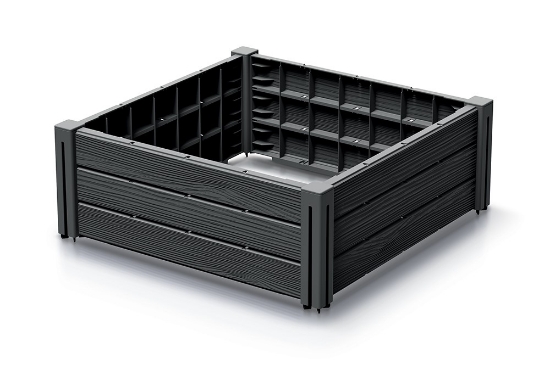 Obrázek z Vyvýšený záhon BASE PLANT 61,8 cm - antracit 