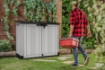 Obrázek z zahradní přístřešek Store It Out Midi antracit, 132x71,5x113,5 cm 