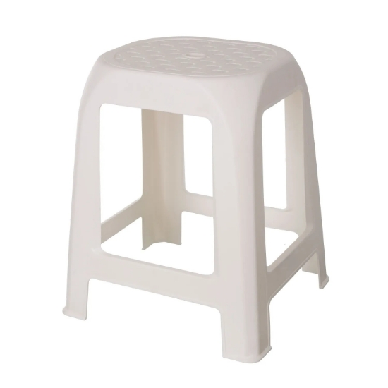 Obrázek z Plastová stolička DESIGN bílá 