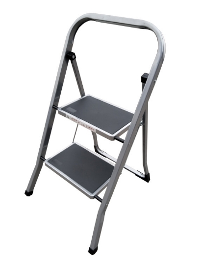 Obrázek z Schůdky ocelové Stabilo NEW 2, šedý, 150 kg 